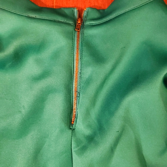 UK2LA Mermaid Green/Turquoise Flowy Mini Circle/Skater Skirt - Picture 2 of 2